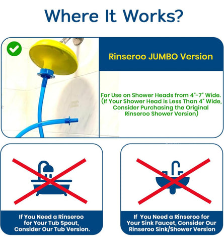 Jumbo Shower Connectors