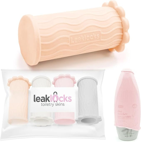 (4 Pack) LeakLocks® Toiletry Skins - Nomadic Neutral