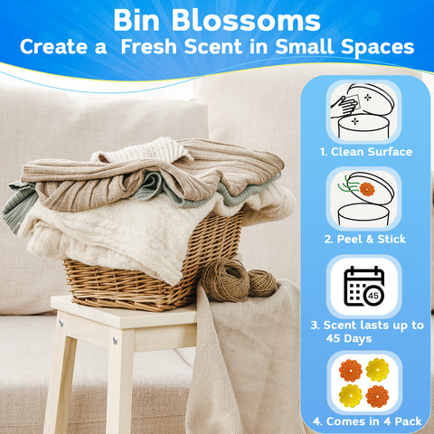 Bin Blossom Peel and Stick Garbage Can Freshener