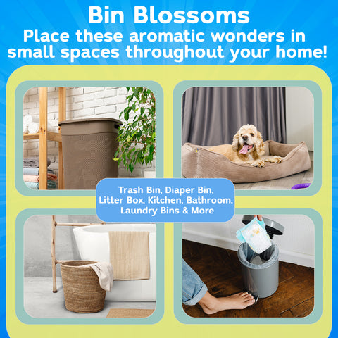 Bin Blossom Peel and Stick Garbage Can Freshener