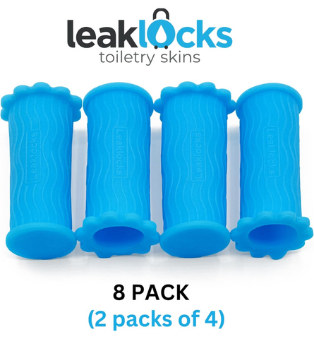 Elastic Sleeves For Leak Proofing Toiletries